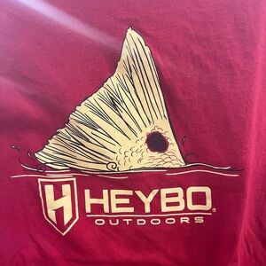 Heybo Outdoors Red Short Sleeve Tee
